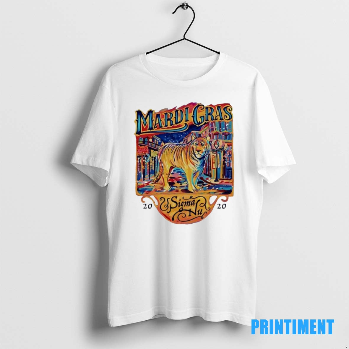 Official Mardi Gras Sigma Nu 2020 Tee Sweater