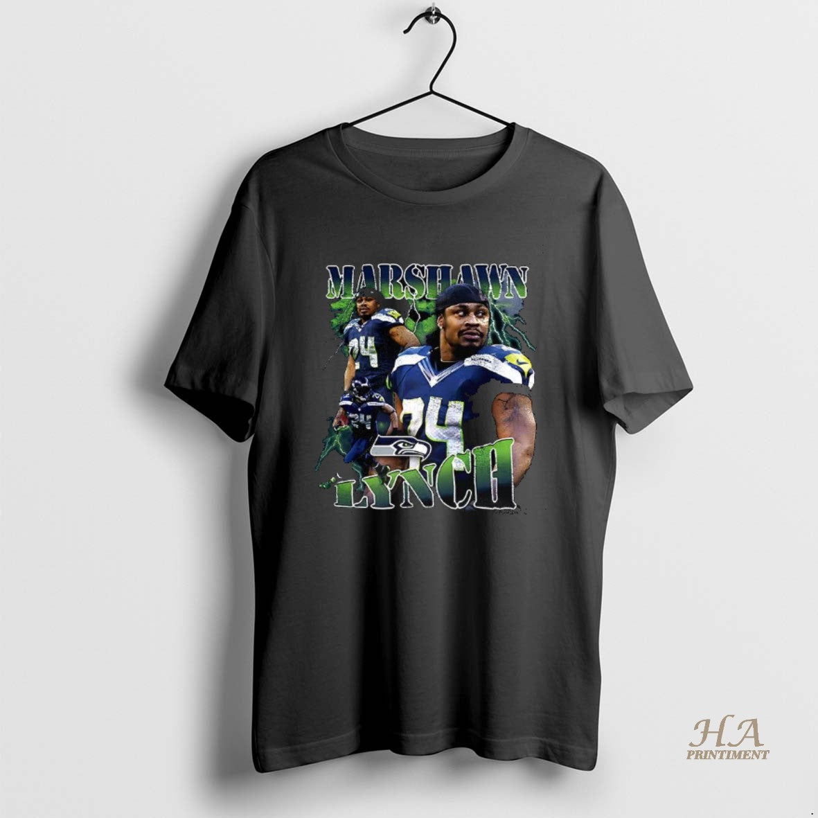Official Marshawn Lynch Seahawks Legendary Graphic