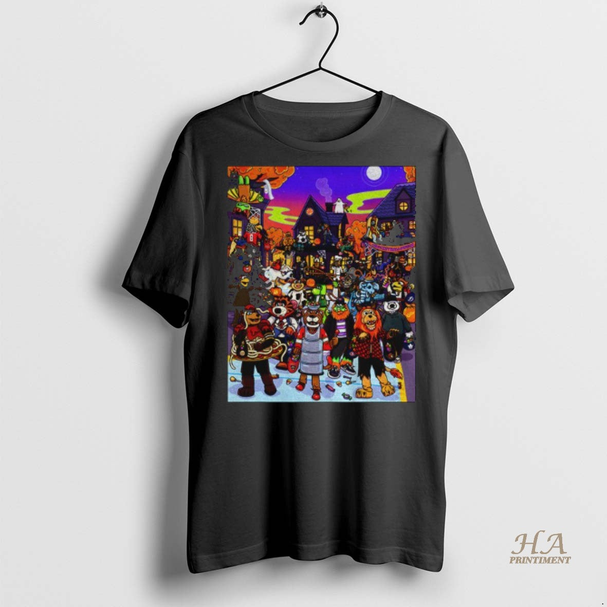 Official Mascot Mayhem Hockey Halloween Shirt