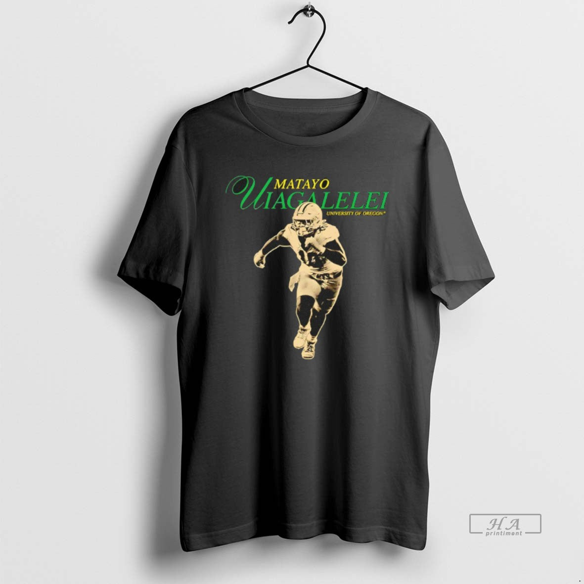 Official Matayo Uiagalelei University Of Oregon Ncaa Player Vintage