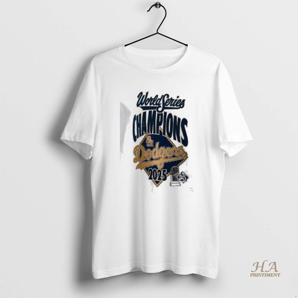 Official Mens Los Angeles Dodgers Steel 2025 World Series Champions Locker Room