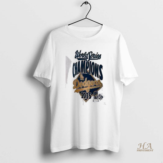 Official Mens Los Angeles Dodgers Steel 2025 World Series Champions Locker Room