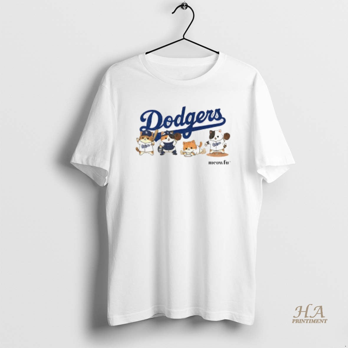 Official Meowfu Dodger Cat Los Angles Dodgers
