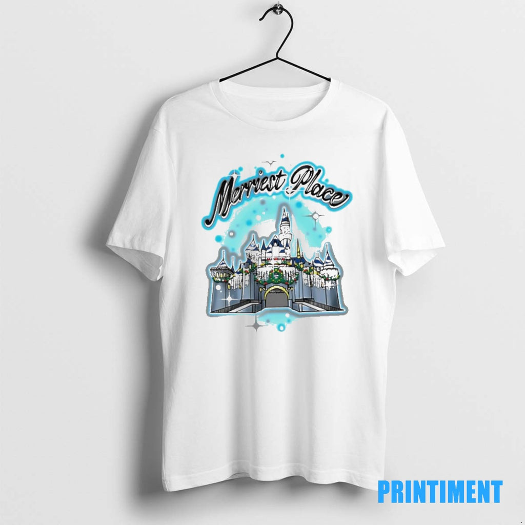Official Merriest Place Merry Christmas Tee Sweater