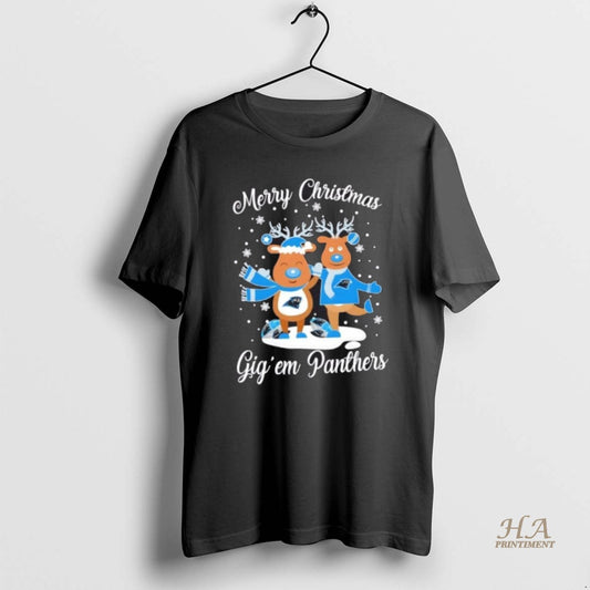 Official Merry Christmas Gig Em Carolina Panthers Football