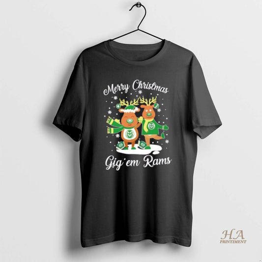 Official Merry Christmas Gig Em Colorado State Rams