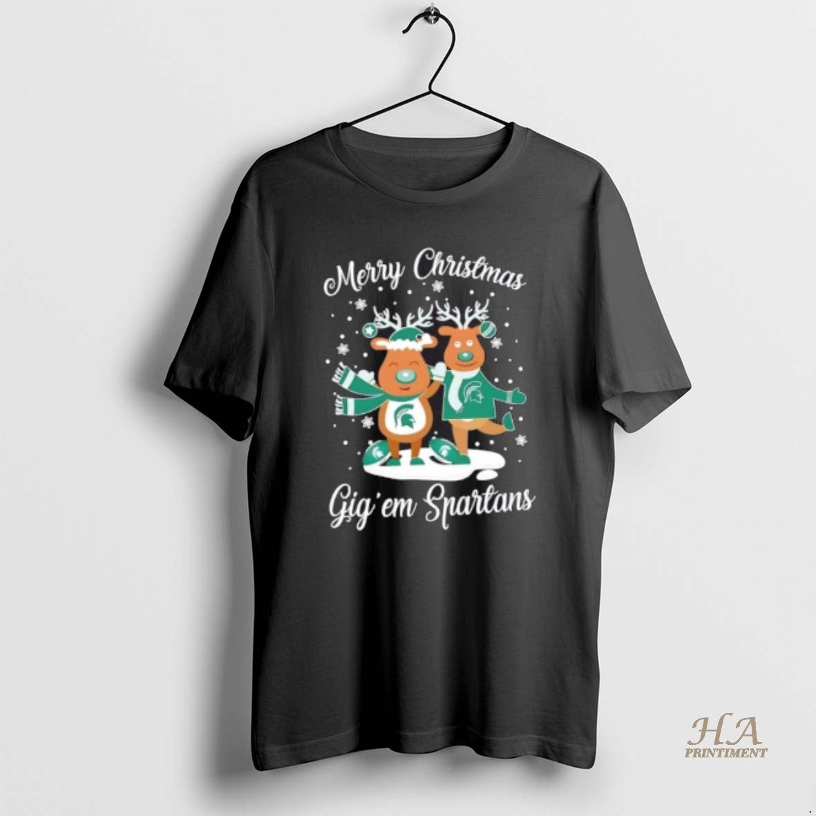 Official Merry Christmas Gig Em Michigan State Spartans Football