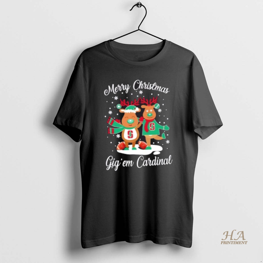 Official Merry Christmas Gig Em Stanford Cardinal Football