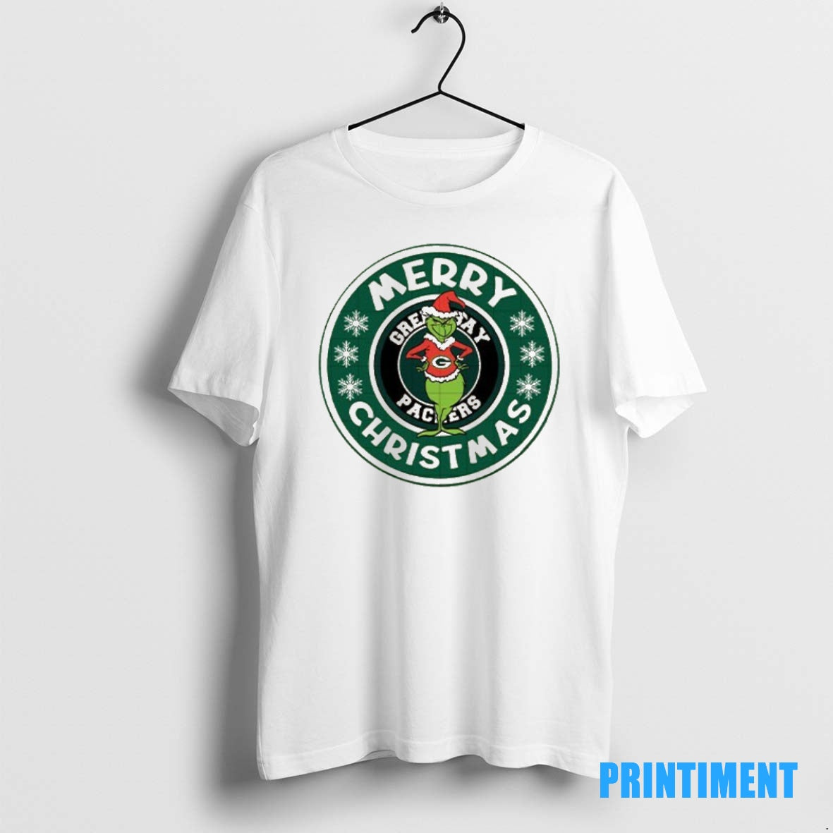 Official Merry Christmas Grinch Green Bay Packers Football Logo Tee Sweater