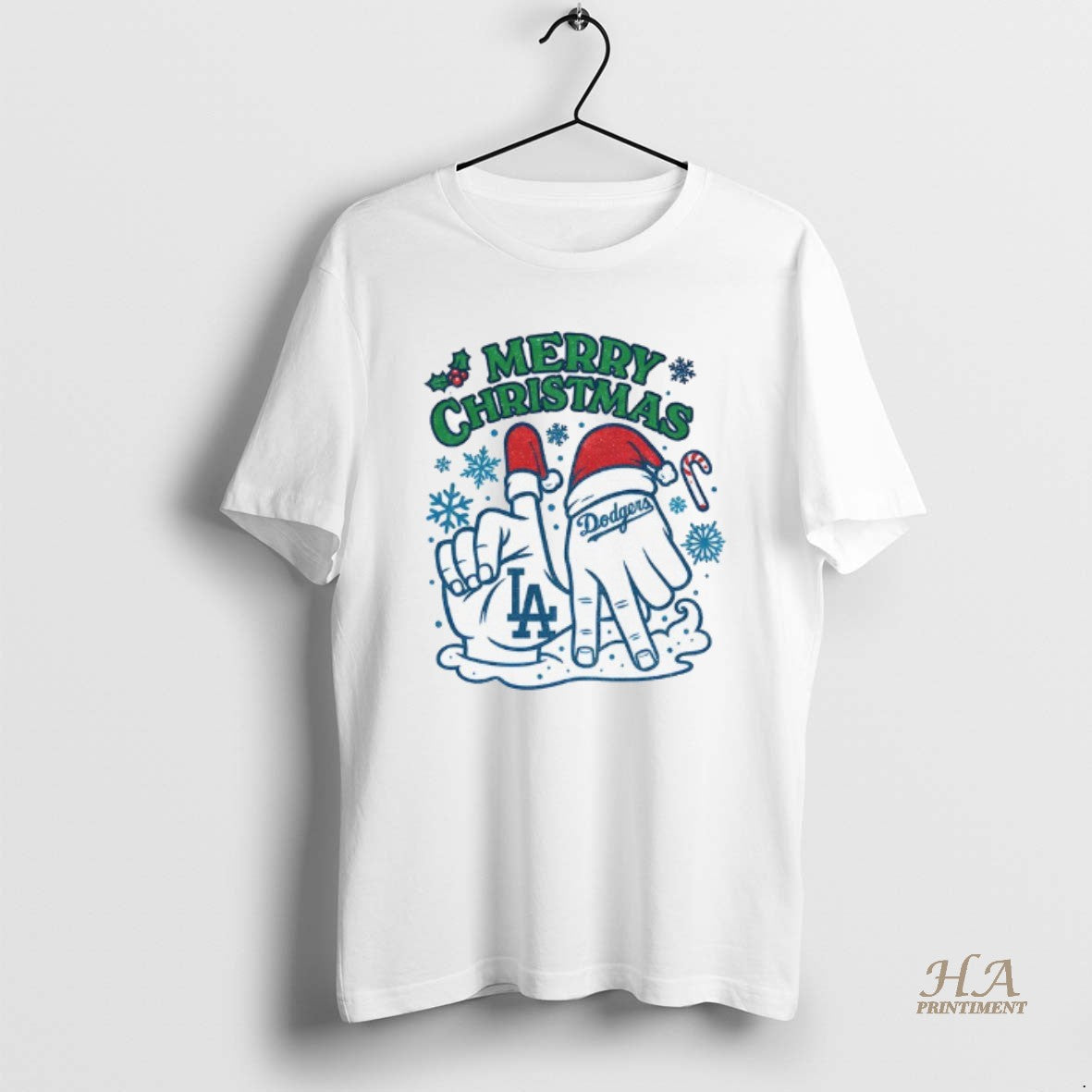 Official Merry Christmas Los Angeles Dodgers Hands Mlb Baseball World Series 2025