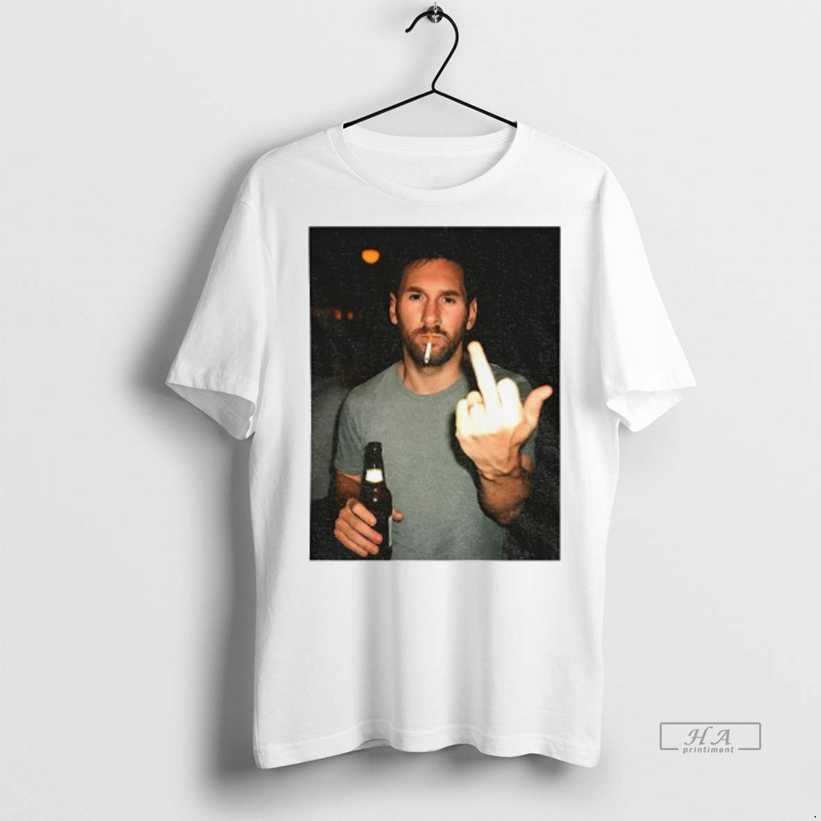 Official Messi After Hours Middle Finger Shirt