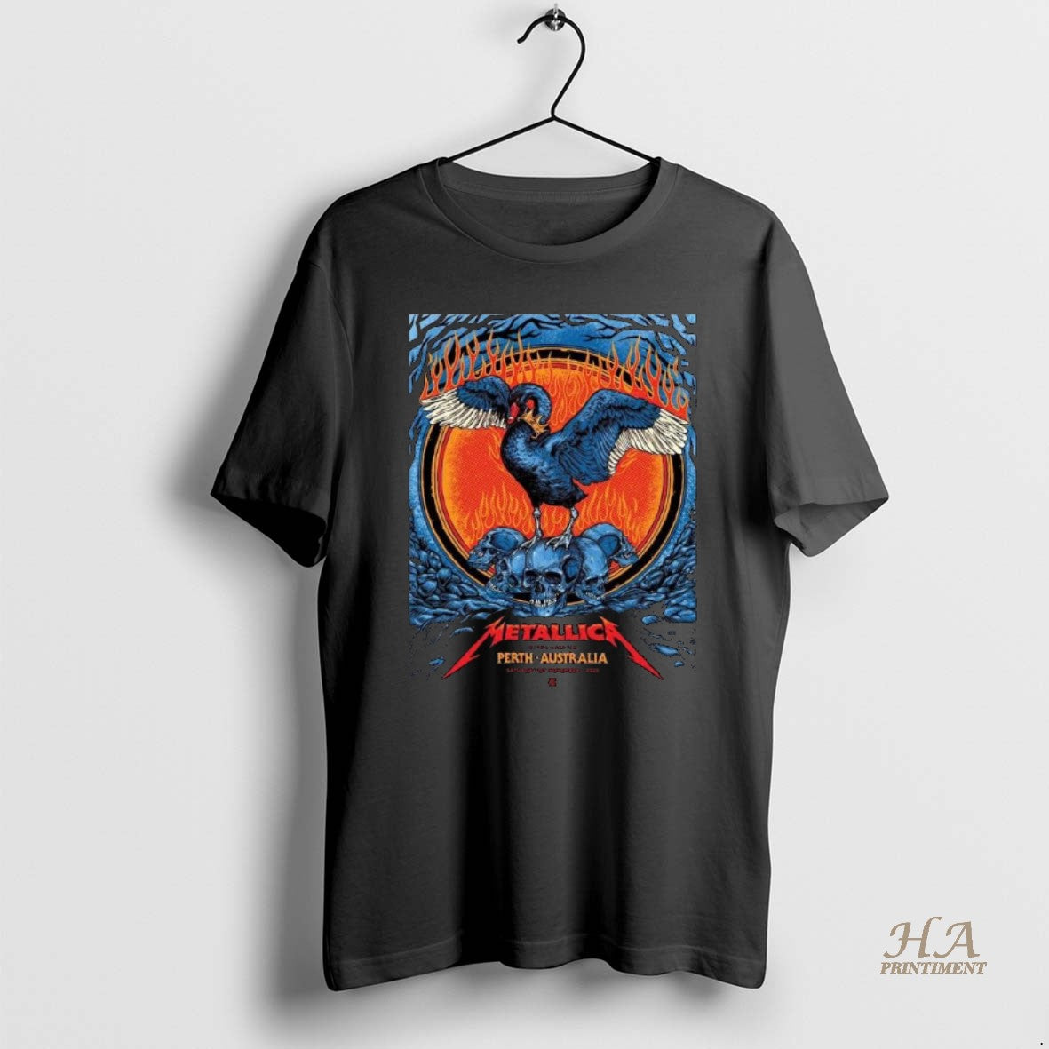 Official Metallica M72 Perth Australia 2025 Venue At Optus Stadium On 1 November 2025 Black