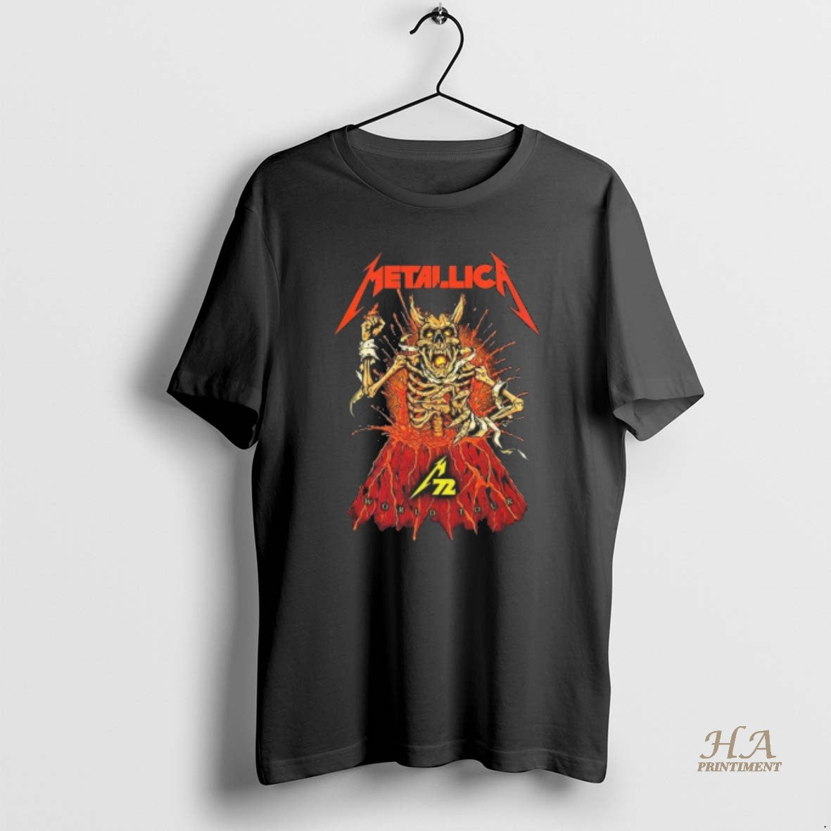 Official Metallica M72 World Tour Australia And New Zealand 2025 Fancards Feat Metallica Skeleton In