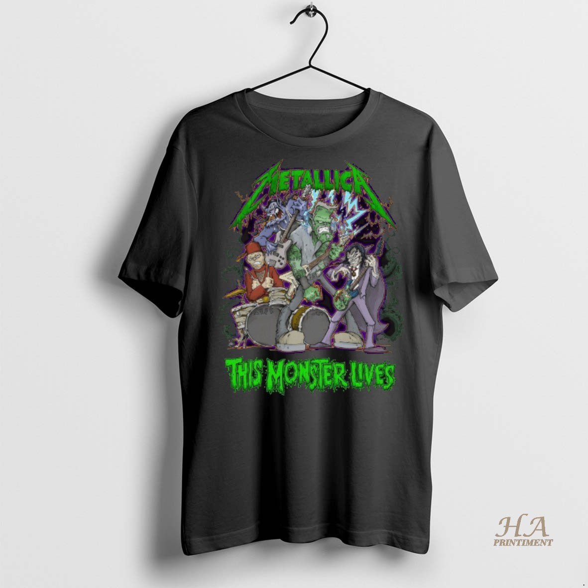 Official Metallica This Monster Lives 2025 Halloween Band Shirt