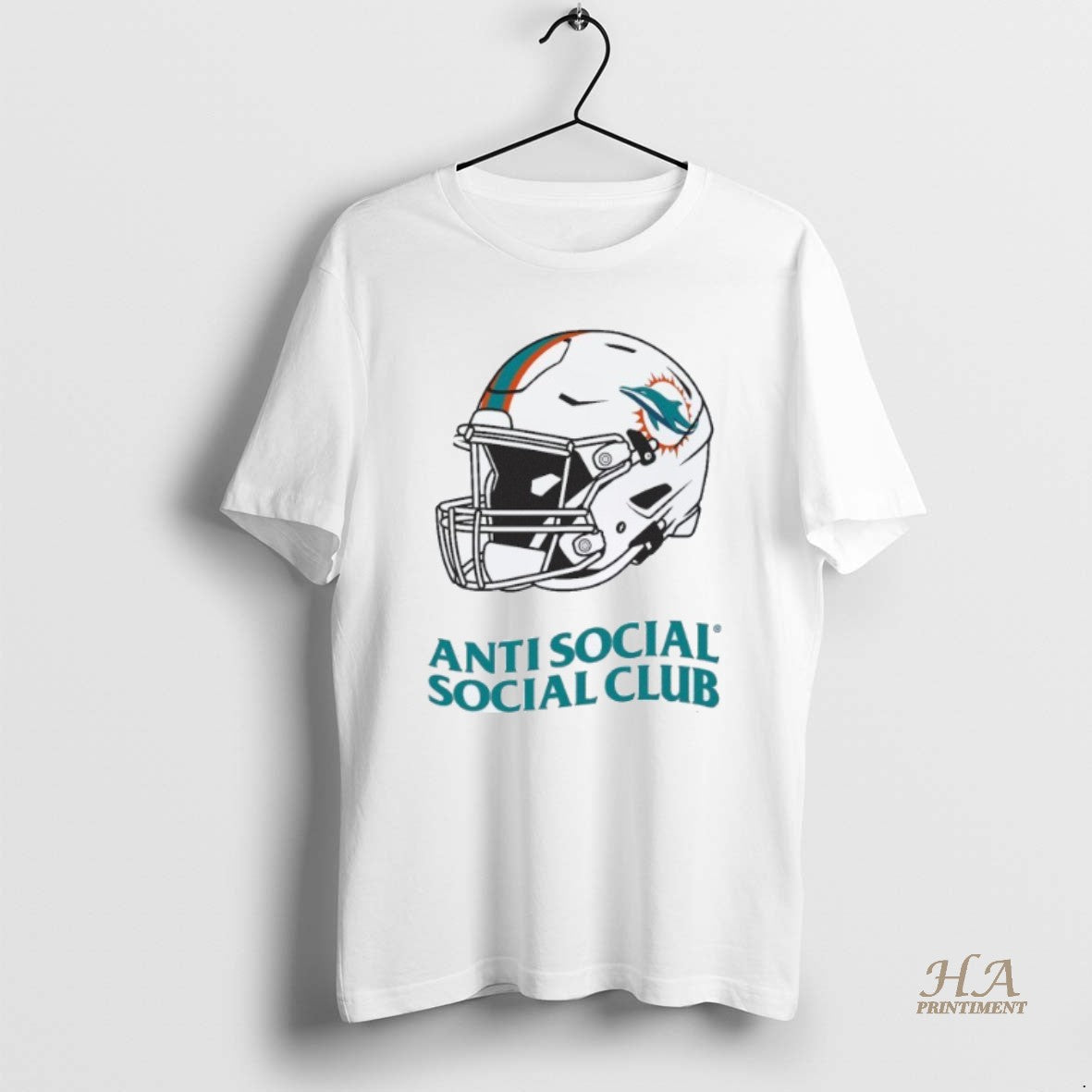 Official Miami Dolphins Anti Social Social Club Helmet