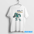 Official Miami Dolphins Football Aqua Rush Mascot Tee Sweater