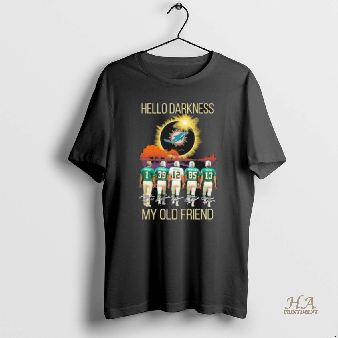 Official Miami Dolphins Hello Darkness My Old Friend
