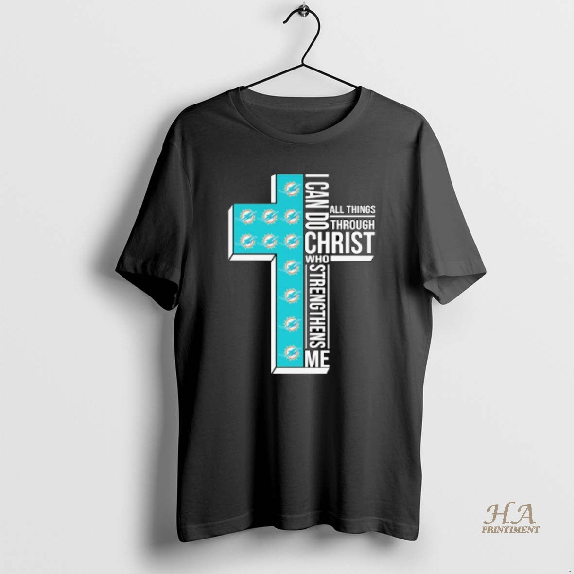 Official Miami Dolphins I Can Do All Things Through Christ Who Strengthen Me