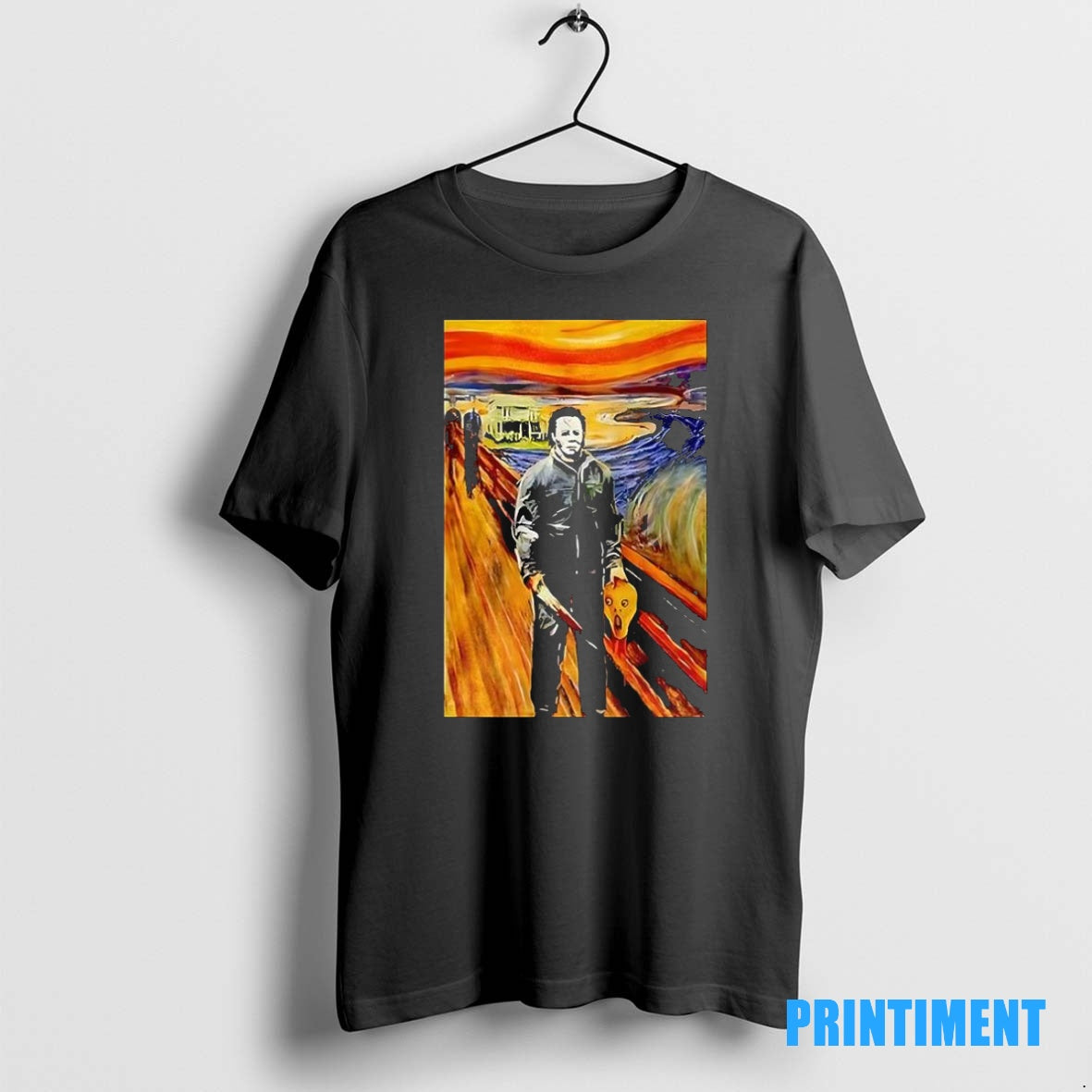 Official Michael Myers The Scream Halloween Tee Sweater