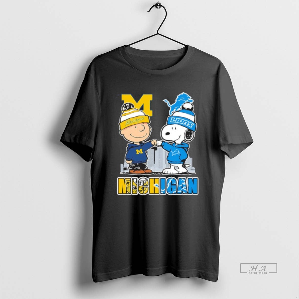 Official Michigan Peanuts Michigan X Lions City