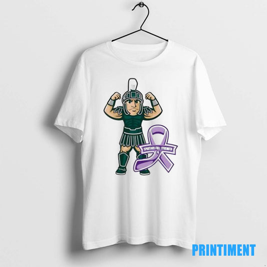 Official Michigan State Spartans Full Strength Cartoon Tee Sweater