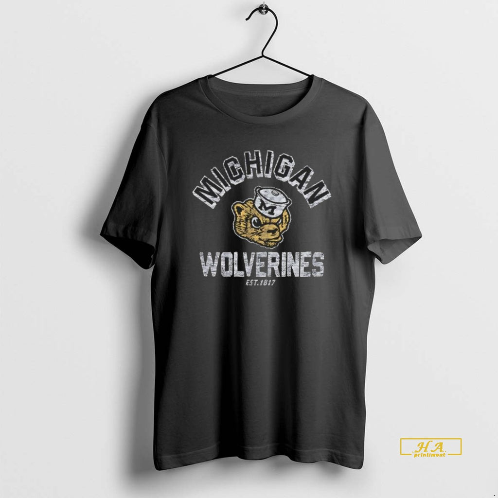 Official Michigan Wolverines Football Est 1817 Retro