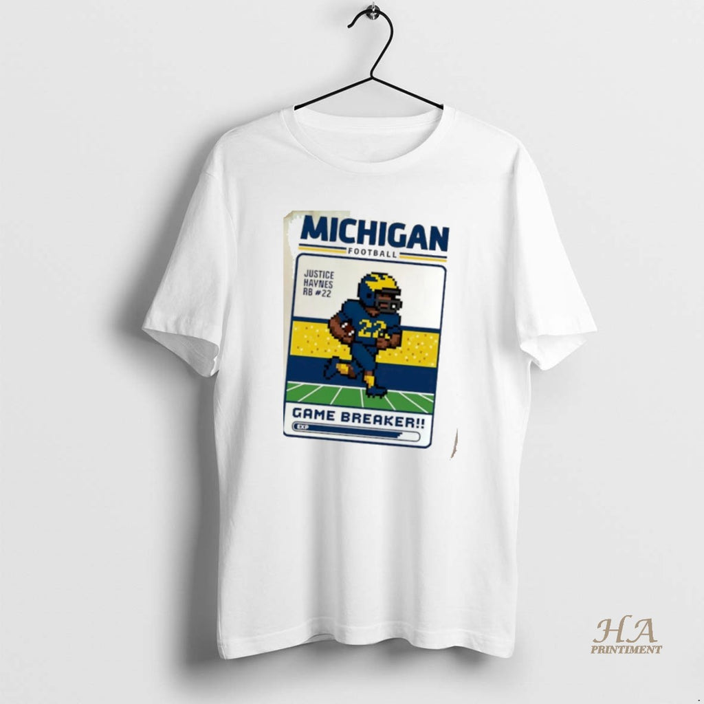 Official Michigan Wolverines Football Justice Haynes Game Breaker