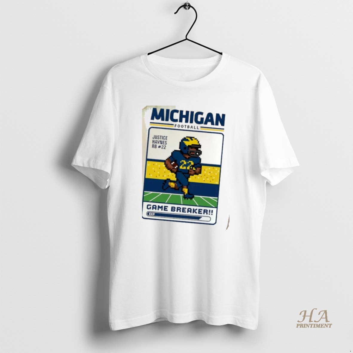 Official Michigan Wolverines Football Justice Haynes Game Breaker