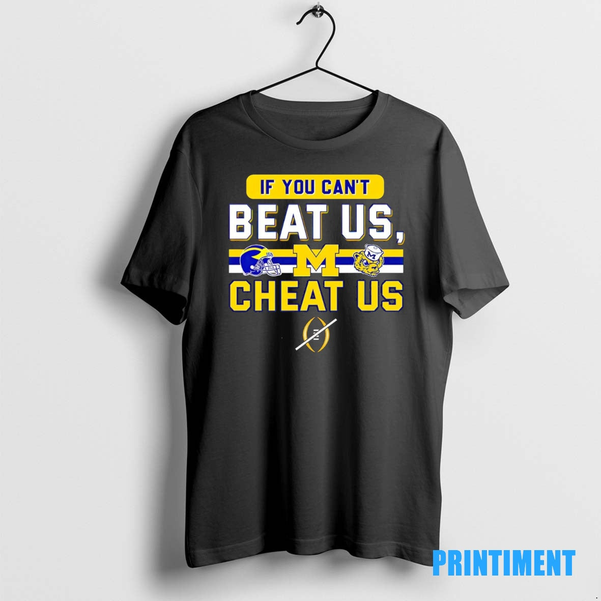 Official Michigan Wolverines If You Cant Beat Us Cheat Us Tee Sweater