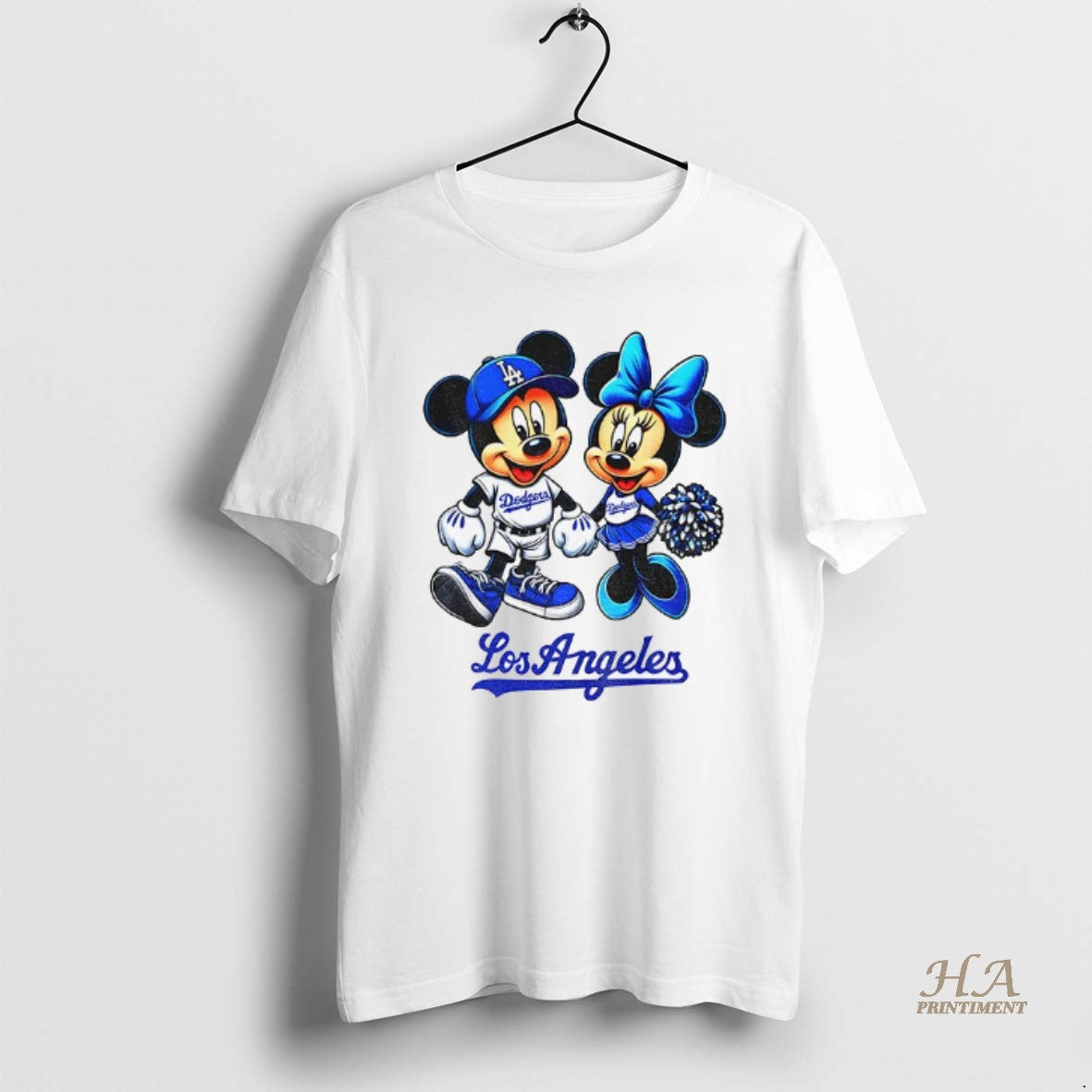 Official Mickeee And Minnieee Doyers Los Angeles Dodgers World Series Baseball