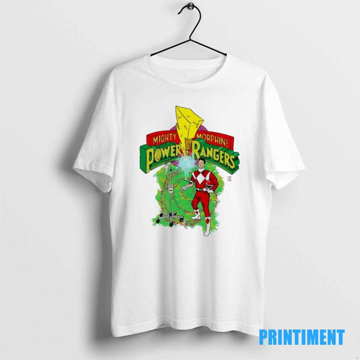 Official Mighty Morphine Power Ranger Tee Sweater