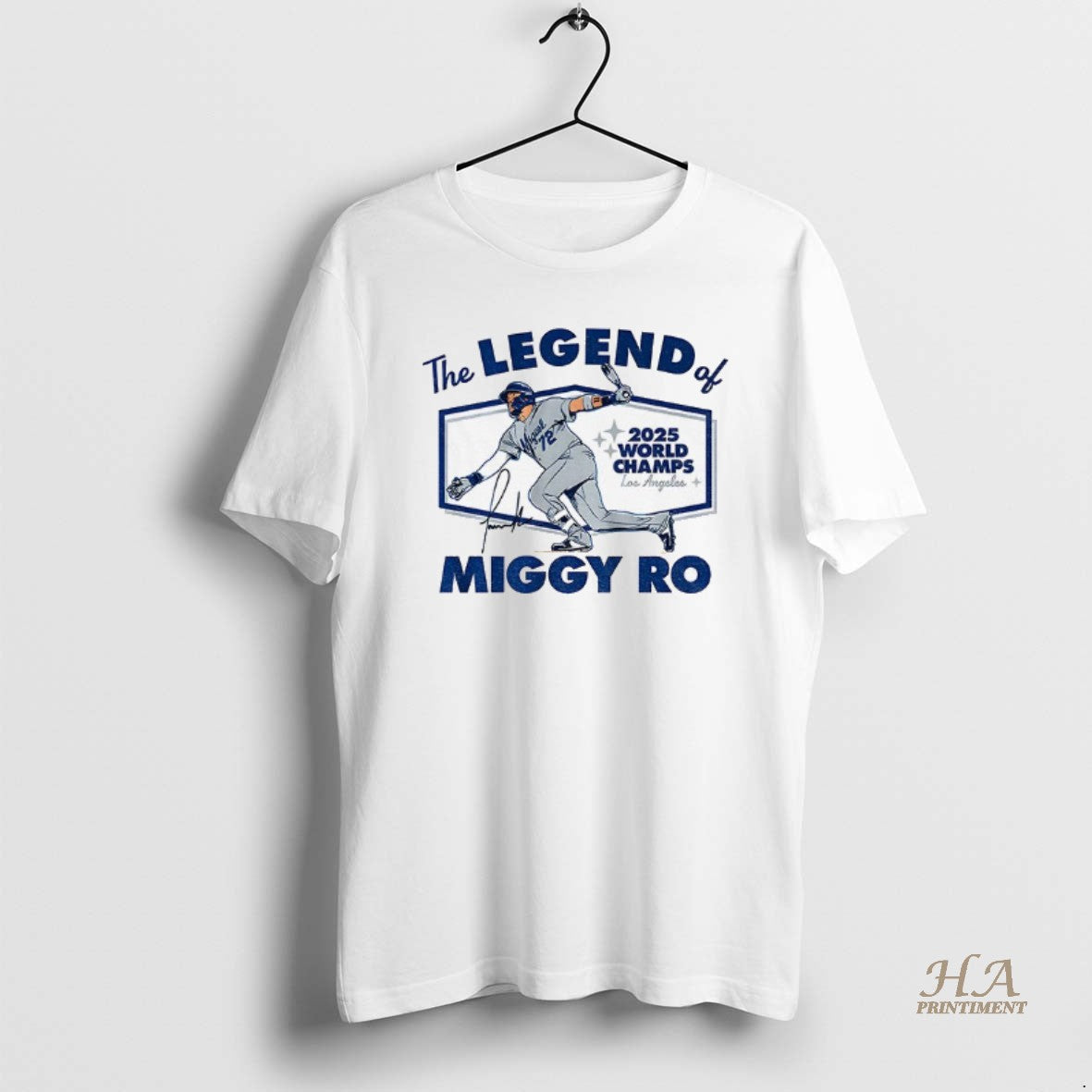 Official Miguel Rojas Los Angeles Dodgers The Legend Of Miggy Ro World Champs Series 2025