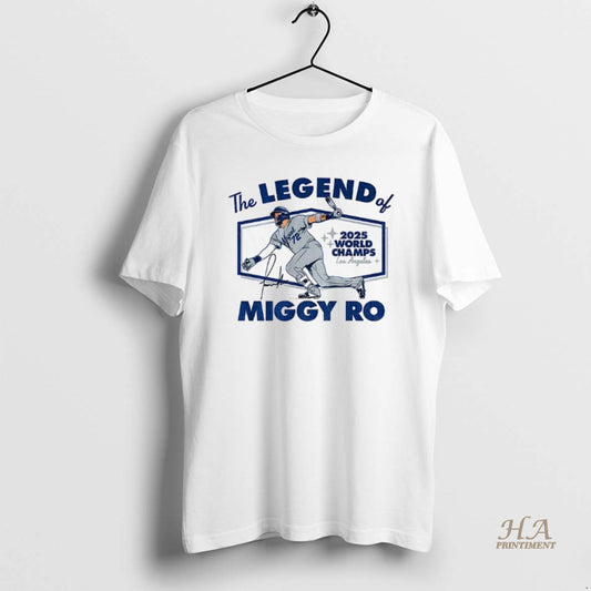 Official Miguel Rojas Los Angeles Dodgers The Legend Of Miggy Ro World Champs Series 2025