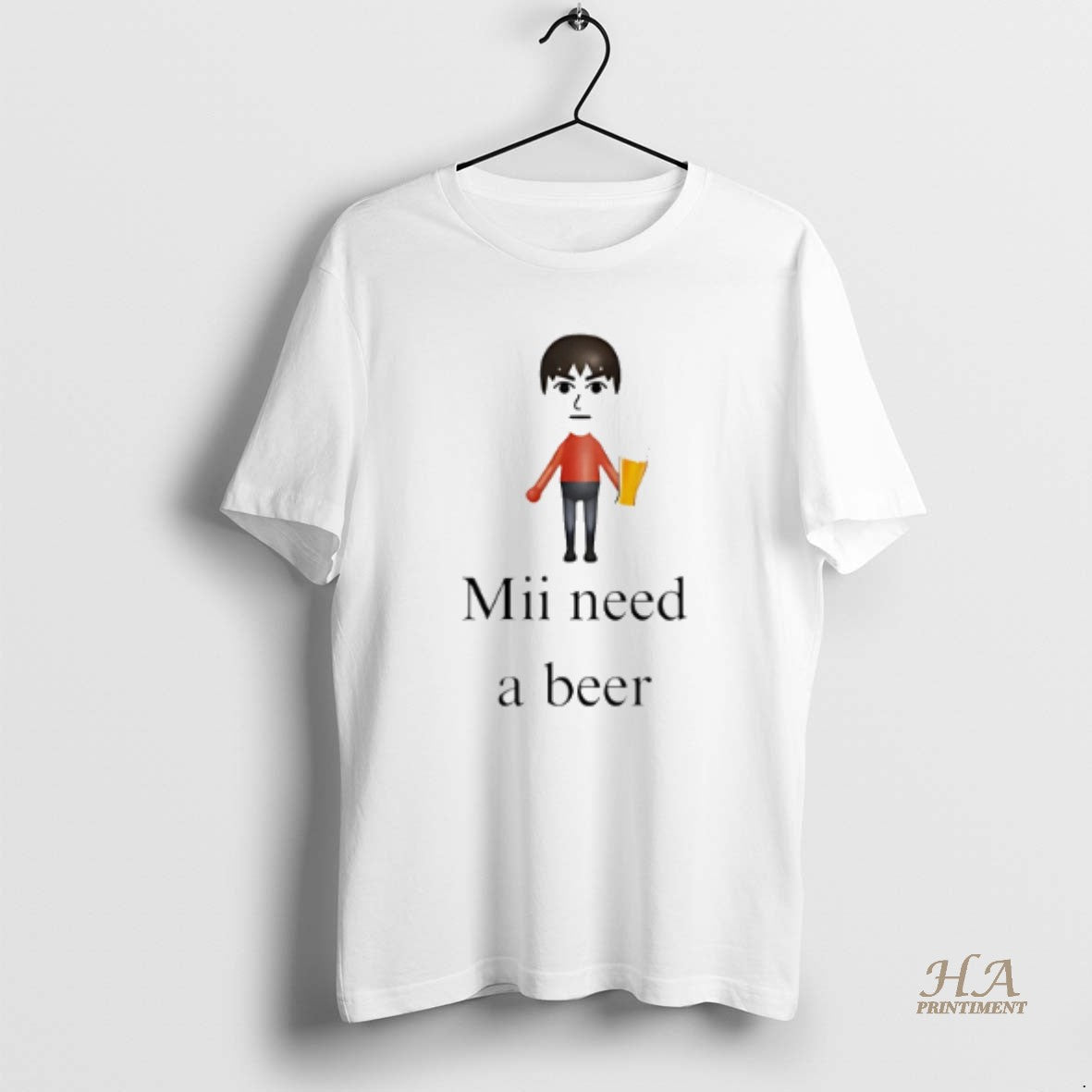 Official Mii Need A Beer Cartoon