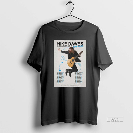 Official Mike Dawes The Progressive Acoustic New Tour American 2026 Long Sleve