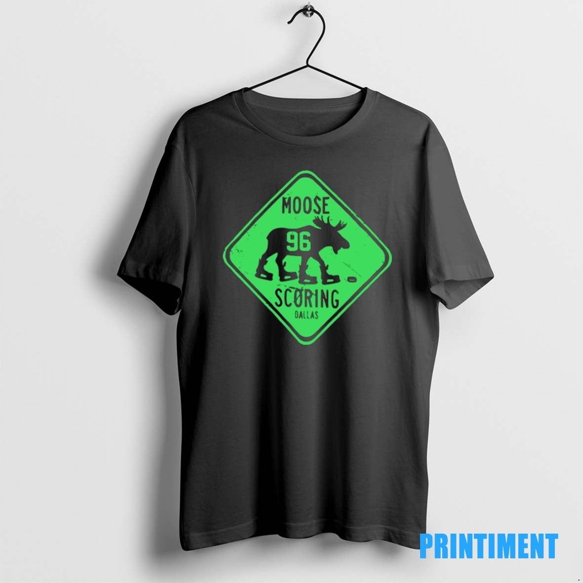 Official Mikko Rantanen 96 Dallas Stars Moose Scoring Sign Tee Sweater