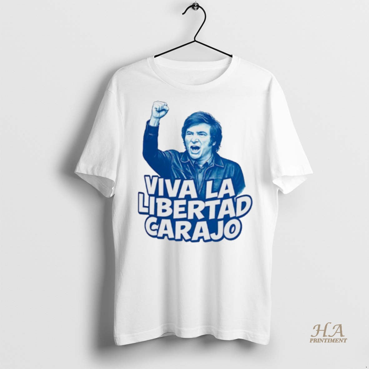Official Milei Viva La Libertad Carajo Shirt