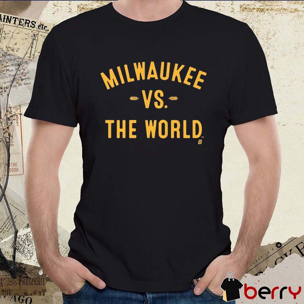 Milwaukee Brewers Vs. The World Baseball Retro 2026 t-shirt