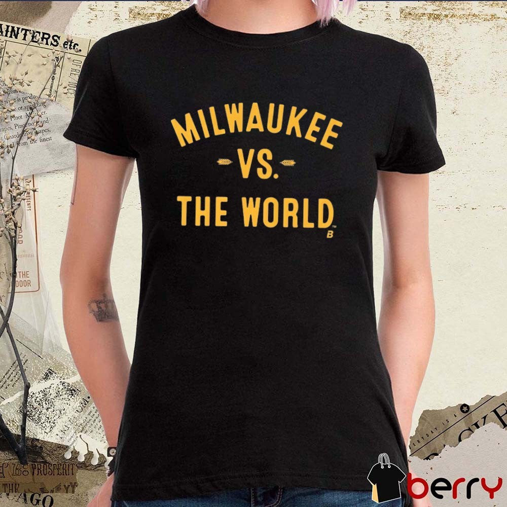 Milwaukee Brewers Vs. The World Baseball Retro 2026 t-shirt