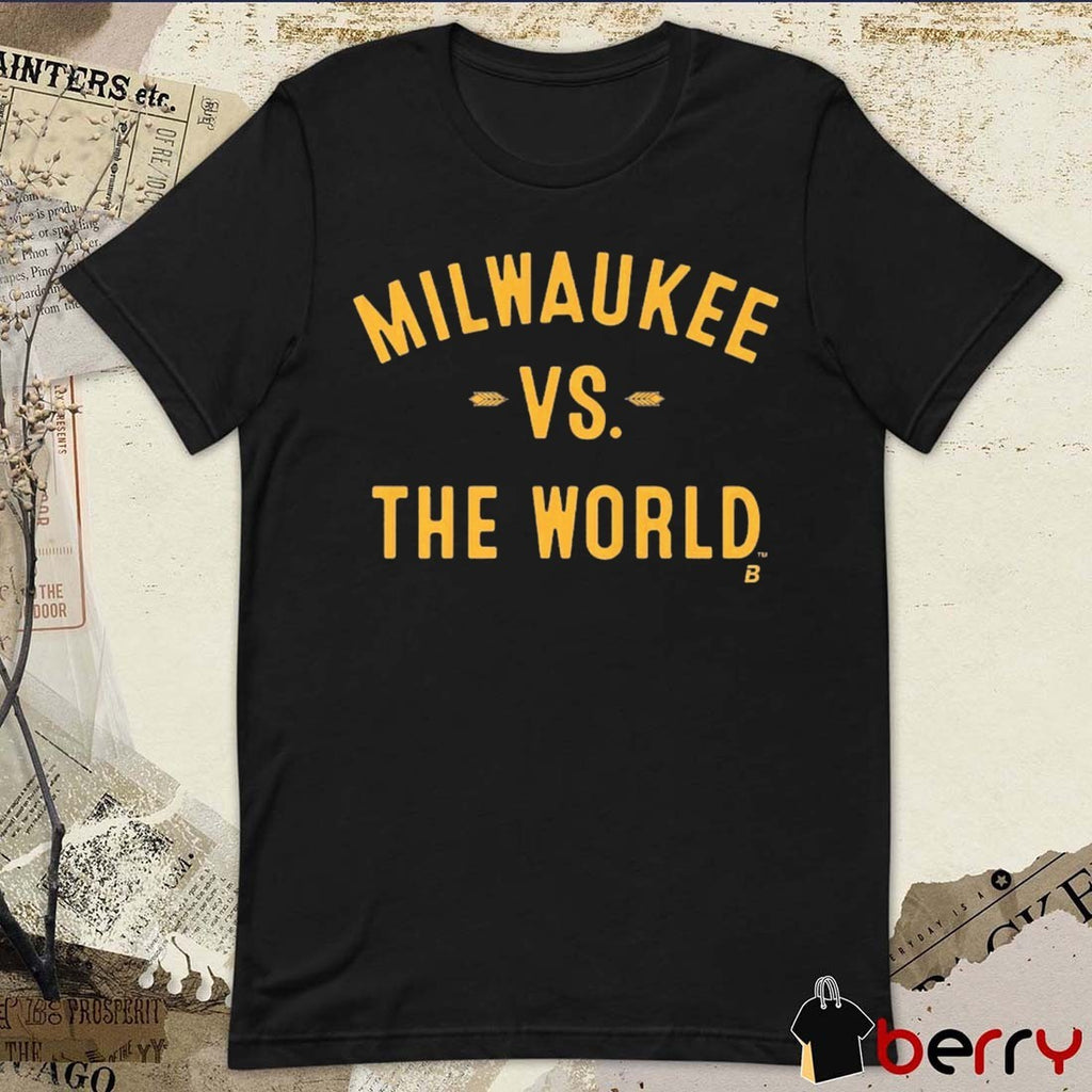 Milwaukee Brewers Vs. The World Baseball Retro 2026 t-shirt