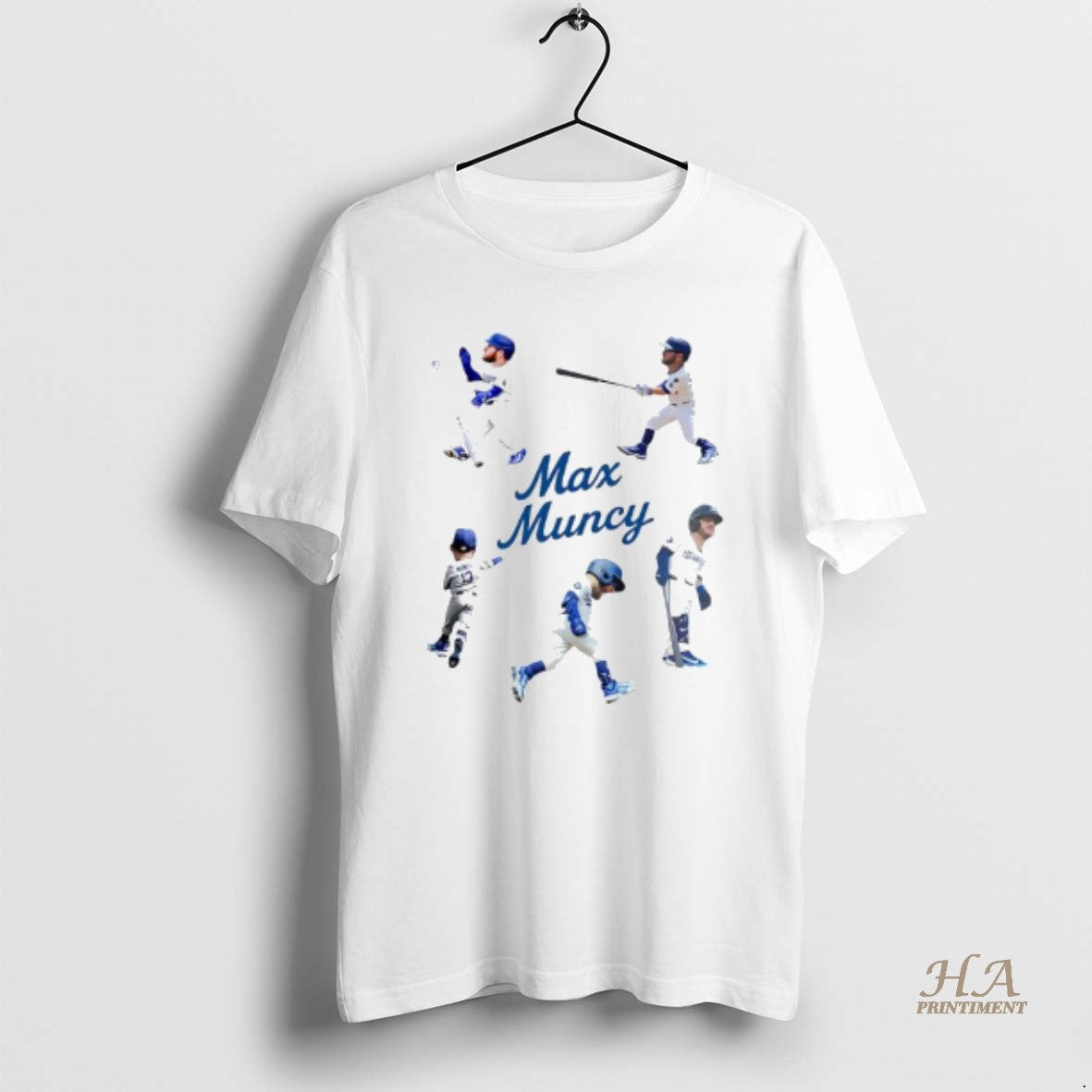 Official Mini Max Muncy Natural La Graphic