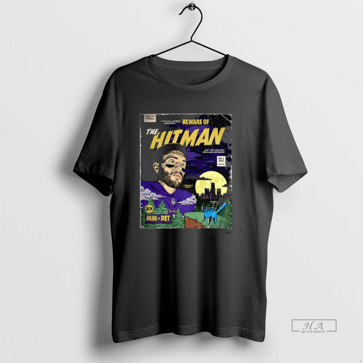 Official Minnesota Vikings Beware Of The Hitman