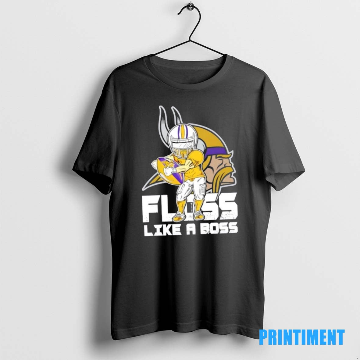 Official Minnesota Vikings Floss Like A Boss Tee Sweater