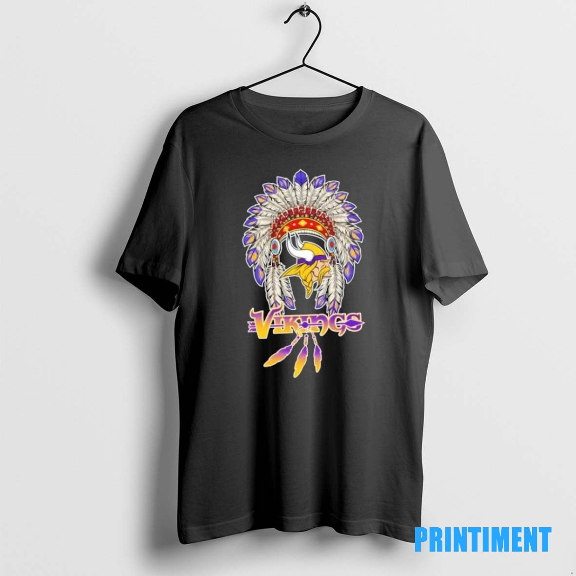 Official Minnesota Vikings Football X Native American Tee Sweater
