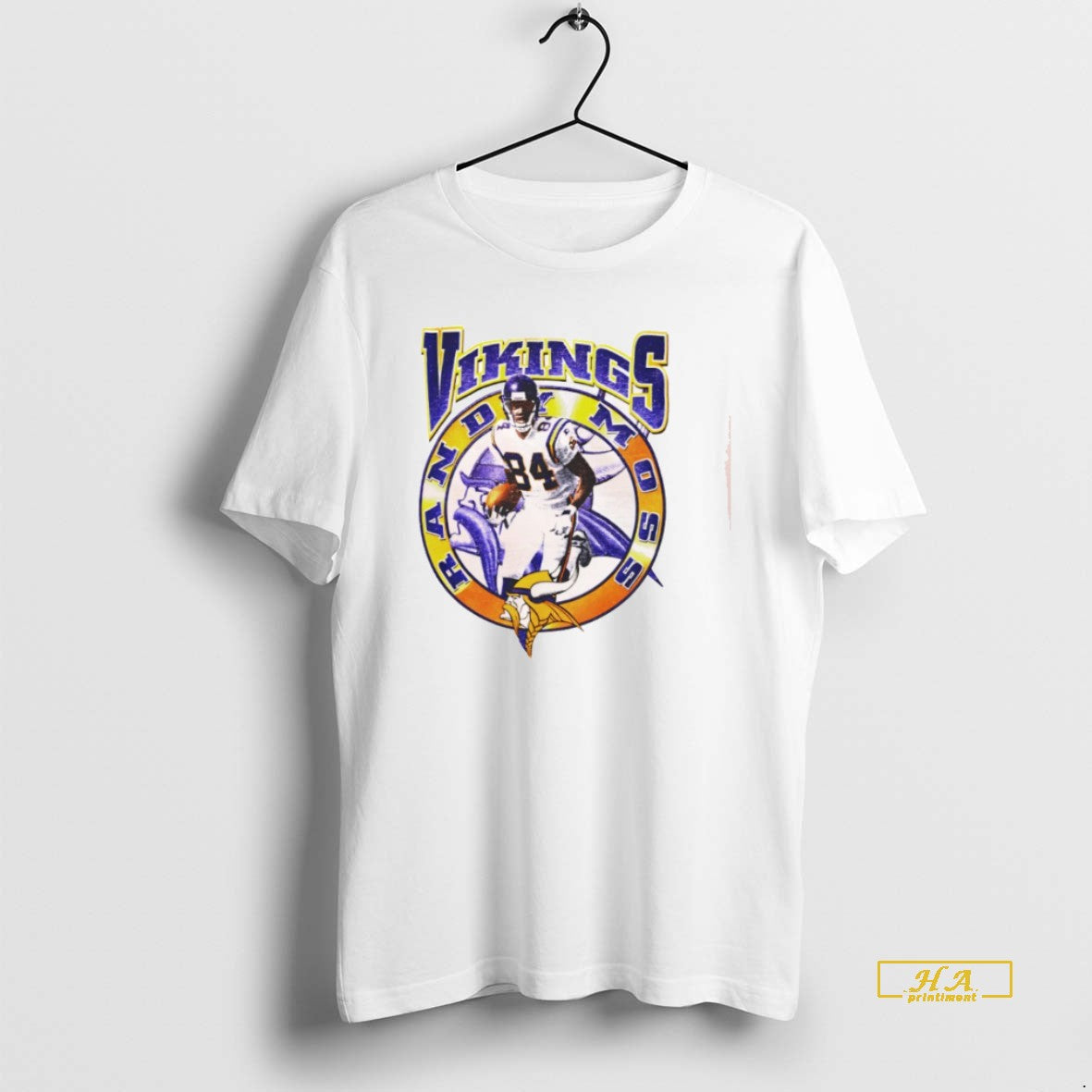 Official Minnesota Vikings Randy Moss 84 Logo