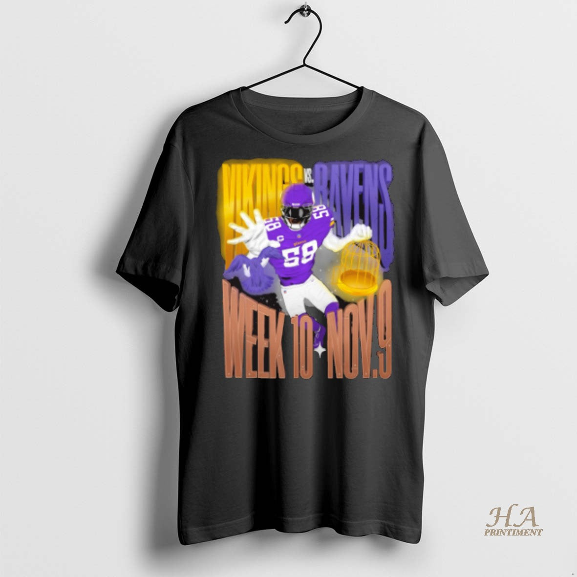Official Minnesota Vikings Vs Baltimore Ravens Week 10 Nov 9 Battle Of The Purples On