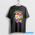 Official Minnesota Vikings X Unicorn Santa Hat Dabbing Merry Christmas Tee Sweater