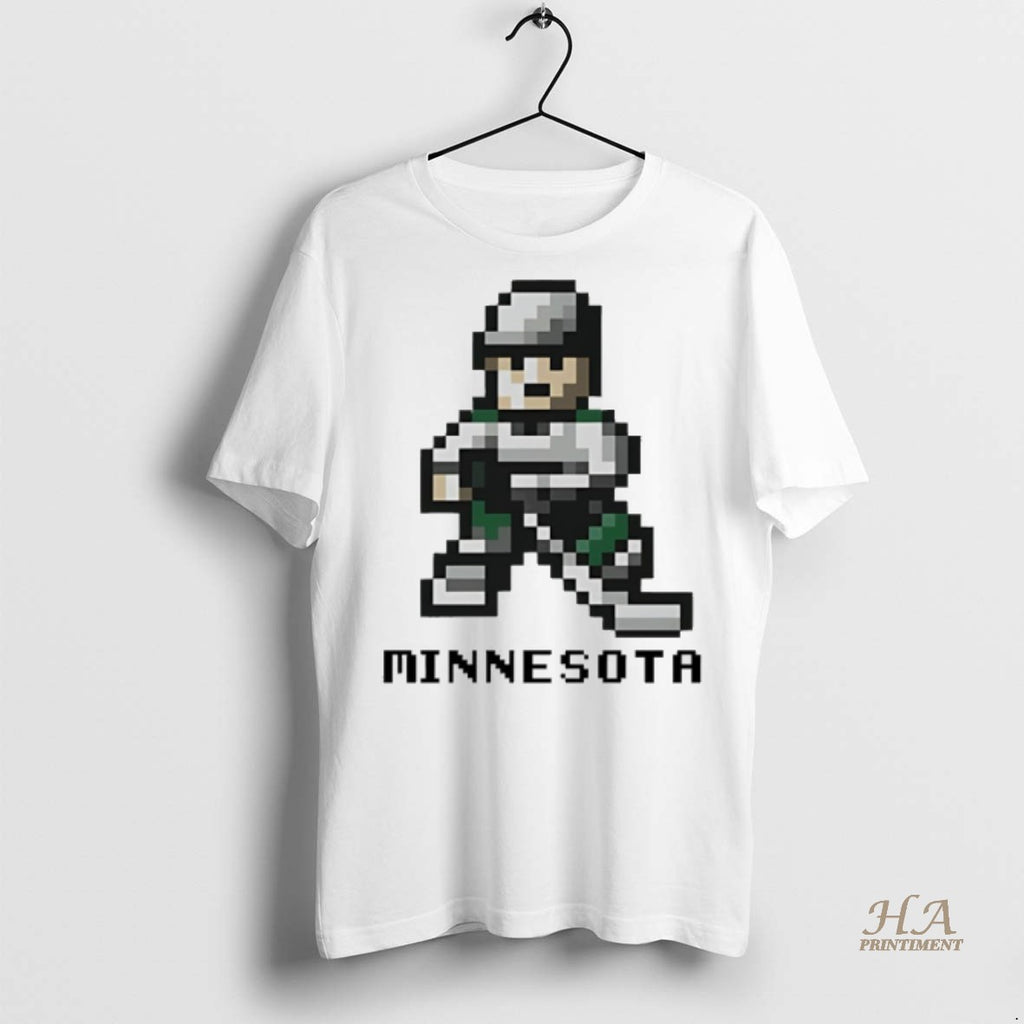 Official Minnesota Wild Hockey 8 Bit Retro Baller Shirt