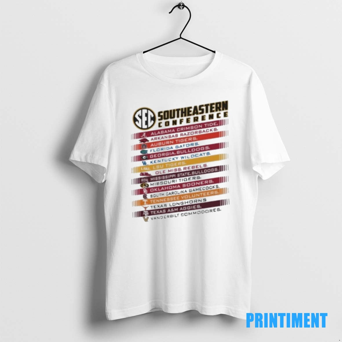 Official Mizzou Tigers Sec All Teams Spelled Out Team Names Tee Sweater