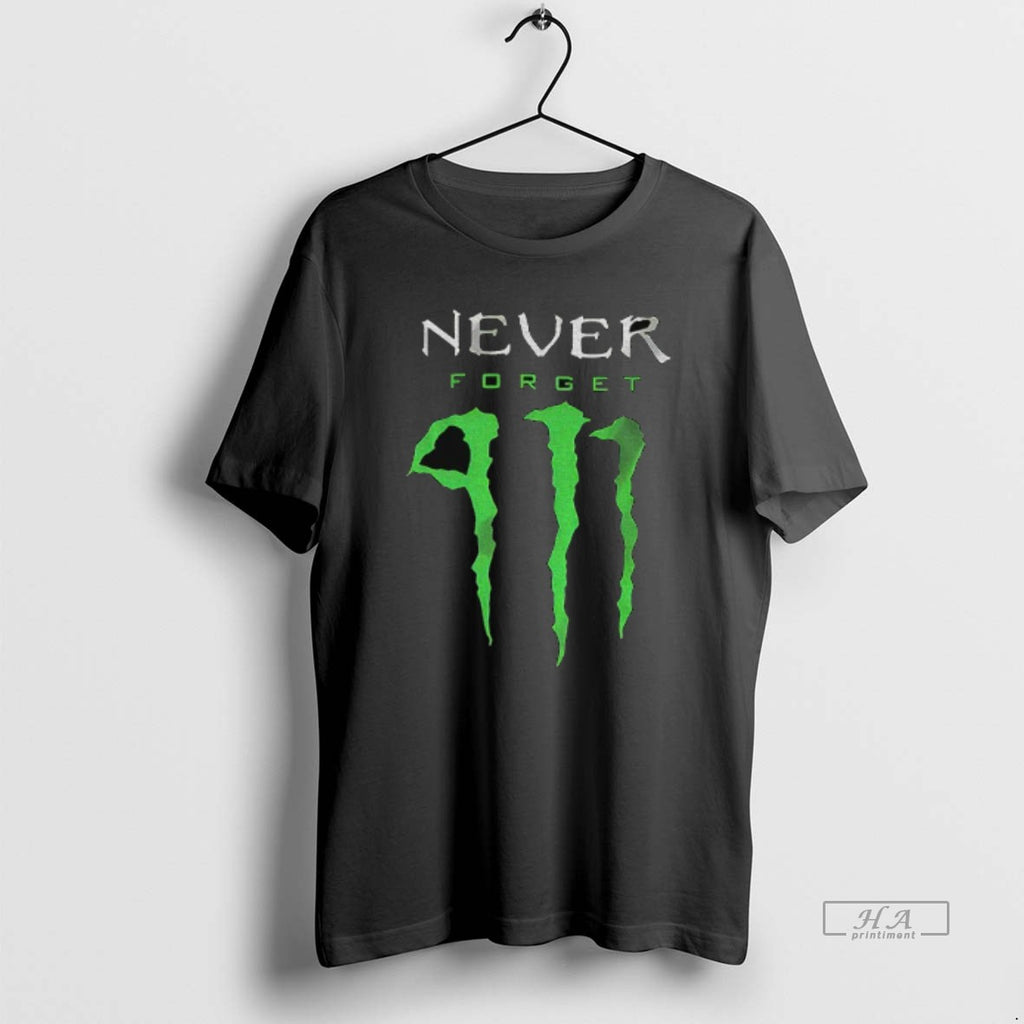 Official Monster 9 11 Never Forget Logo